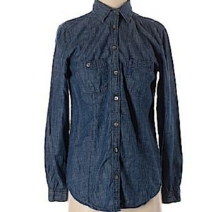 Ann Taylor LOFT Long Sleeve Button-Down Shirt